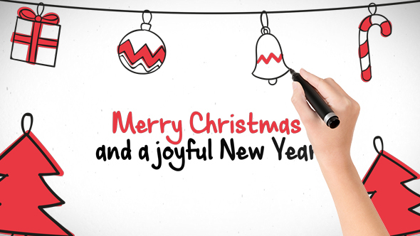 Christmas Whiteboard, After Effects Project Files | VideoHive